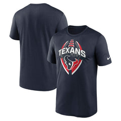 Houston Texans Big & Tall Primetime Legend Icon Performance T-Shirt - Navy | Nike on sale