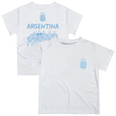 Argentina National Team Vive La Fete Youth Impressions Artwork Icons T-Shirt - White shop