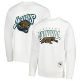 Jacksonville Jaguars Duval Classic Logos Pullover Sweatshirt - White discount