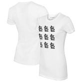 St. Louis Cardinals Tiny Turnip Women's Logo Grid T-Shirt - White