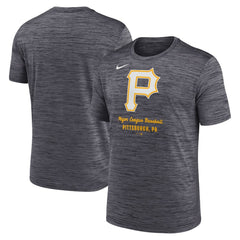 Pittsburgh Pirates Velocity Dri-FIT T-Shirt - Gray | Nike