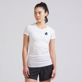 Vancouver Canucks lululemon Women's Swiftly Tech Short-Sleeve Shirt 2.0 White