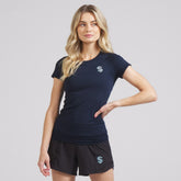 Seattle Kraken lululemon Women's Swiftly Tech Short-Sleeve Shirt 2.0 True Navy