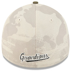 Cleveland Guardians 2025 Armed Forces Day 39THIRTY Flex Hat - Light Beige/Olive | New Era
