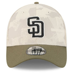 San Diego Padres 2025 Armed Forces Day 39THIRTY Flex Hat - Light Beige/Olive | New Era