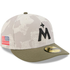 Minnesota Twins 2025 Armed Forces Day 59FIFTY Fitted Hat - Light Beige/Olive | New Era