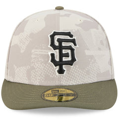 San Francisco Giants 2025 Armed Forces Day 59FIFTY Fitted Hat - Light Beige/Olive | New Era