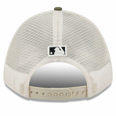 Houston Astros 2025 Armed Forces Day 9FORTY M-Crown A-Frame Adjustable Hat - Light Beige/Olive | New Era