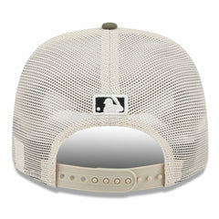 Athletics 2025 Armed Forces Day 9SEVENTY Stretch-Snap Hat - Light Beige/Olive | New Era