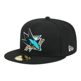 San Jose Sharks New Era Core 59FIFTY Fitted Hat Black