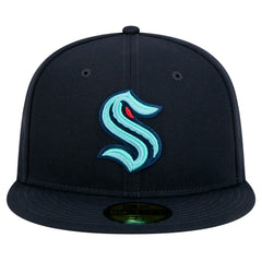 Seattle Kraken New Era Core 59FIFTY Fitted Hat Navy