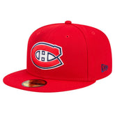 Montreal Canadiens New Era Core 59FIFTY Fitted Hat Red