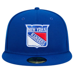 New York Rangers New Era Core 59FIFTY Fitted Hat Blue