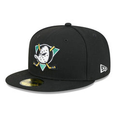 Anaheim Ducks New Era Core 59FIFTY Fitted Hat Black