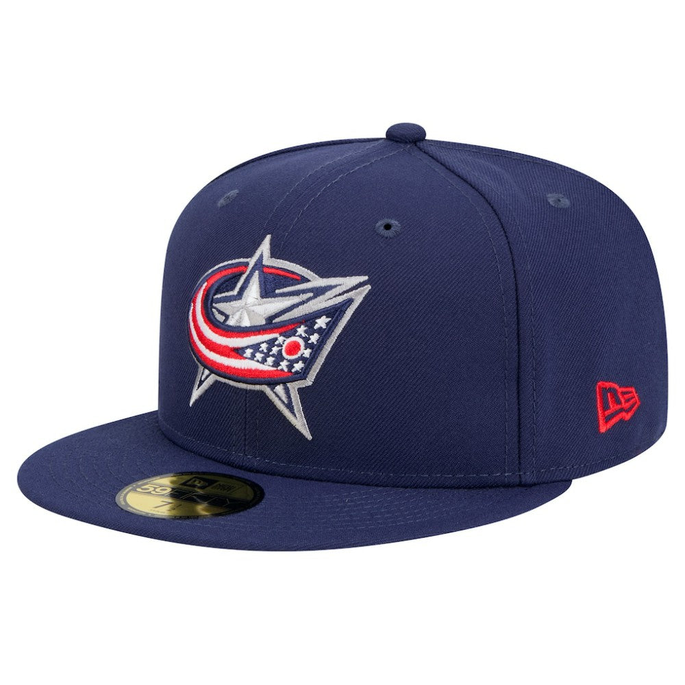 Columbus Blue Jackets New Era Core 59FIFTY Fitted Hat Navy