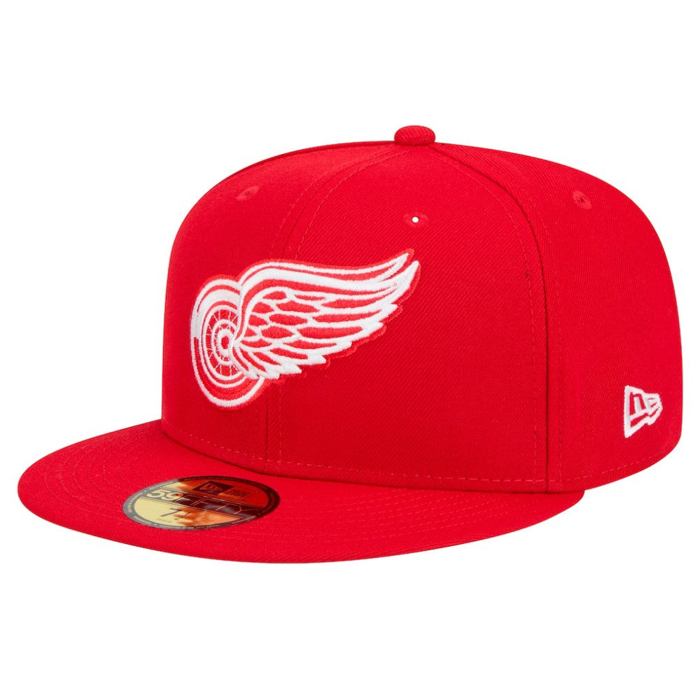 Detroit Red Wings New Era Core 59FIFTY Fitted Hat Red