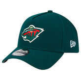 Minnesota Wild New Era Core A-Frame 9FORTY Adjustable Hat Green