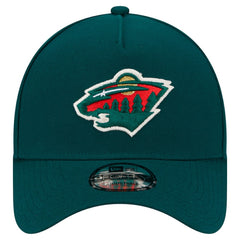 Minnesota Wild New Era Core A-Frame 9FORTY Adjustable Hat Green