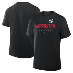 Washington Nationals Color Pop Legacy Clubhouse T-Shirt - Black