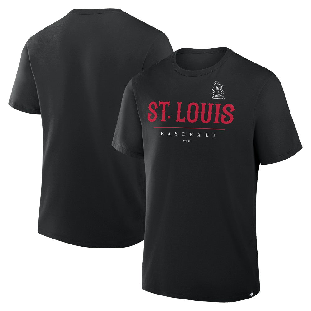 St. Louis Cardinals Color Pop Legacy Clubhouse T-Shirt - Black