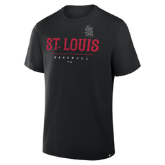 St. Louis Cardinals Color Pop Legacy Clubhouse T-Shirt - Black