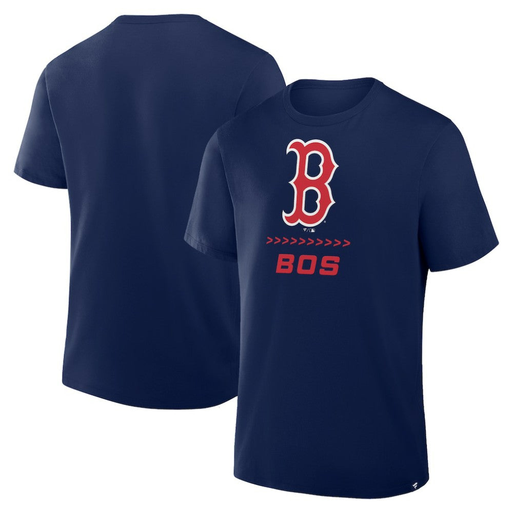 Boston Red Sox Clubhouse Legacy Side Swipe T-Shirt - Navy
