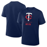 Minnesota Twins Clubhouse Legacy Side Swipe T-Shirt - Navy