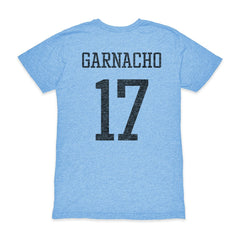 Alejandro Garnacho Argentina National Team 1863FC Player Vintage Tri-Blend T-Shirt - Light Blue shop