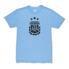 Cristian Romero Argentina National Team 1863FC Player Vintage Tri-Blend T-Shirt - Light Blue sale