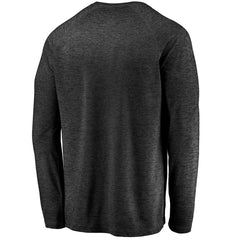 Green Bay Packers Iconic Striated Dark Logo Raglan Long Sleeve T-Shirt - Black on sale