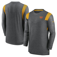 Washington Commanders Player Performance Long Sleeve T-Shirt - Heather Charcoal | Nike online