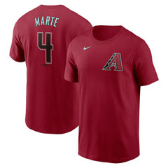 Ketel Marte Arizona Diamondbacks Fuse Name & Number T-Shirt - Red | Nike