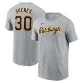 Paul Skenes Pittsburgh Pirates Fuse Name & Number T-Shirt - Heather Gray | Nike