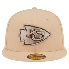 Kansas City Chiefs New Era Candied Pecan 59FIFTY Fitted Hat - Tan outlet