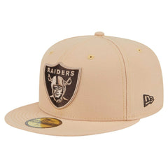 Las Vegas Raiders New Era Candied Pecan 59FIFTY Fitted Hat - Tan sale