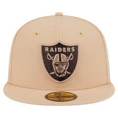 Las Vegas Raiders New Era Candied Pecan 59FIFTY Fitted Hat - Tan sale