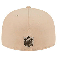 Pittsburgh Steelers New Era Candied Pecan 59FIFTY Fitted Hat - Tan on sale
