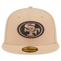 San Francisco 49ers New Era Candied Pecan 59FIFTY Fitted Hat - Tan sale