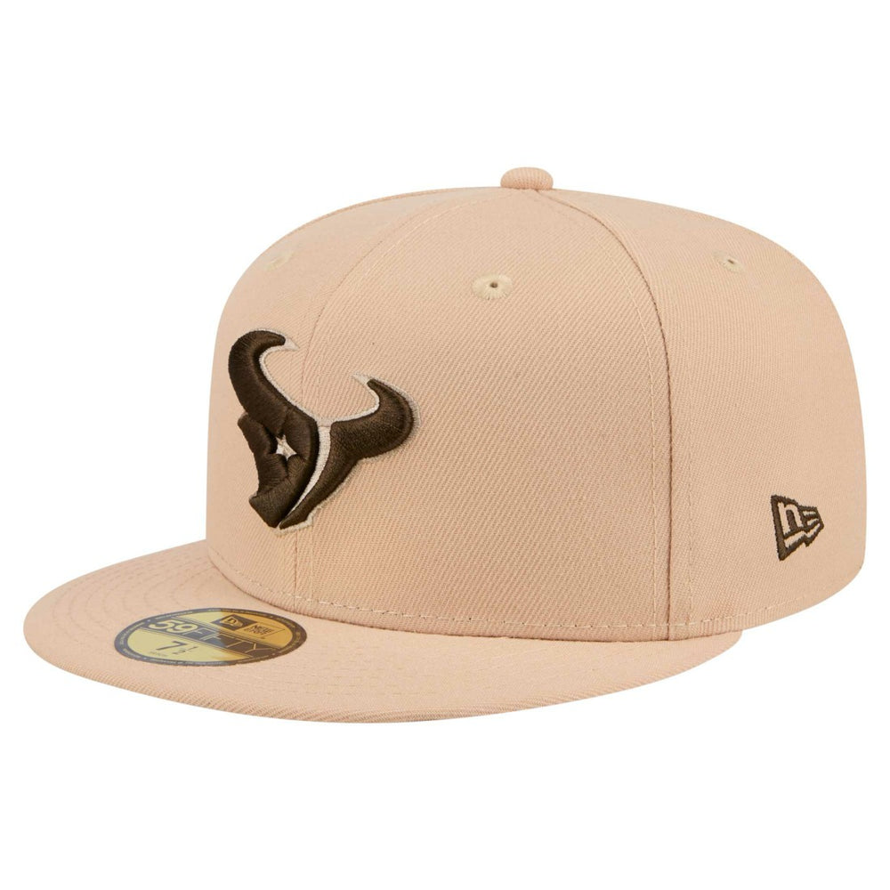 Houston Texans New Era Candied Pecan 59FIFTY Fitted Hat - Tan on sale