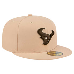 Houston Texans New Era Candied Pecan 59FIFTY Fitted Hat - Tan on sale