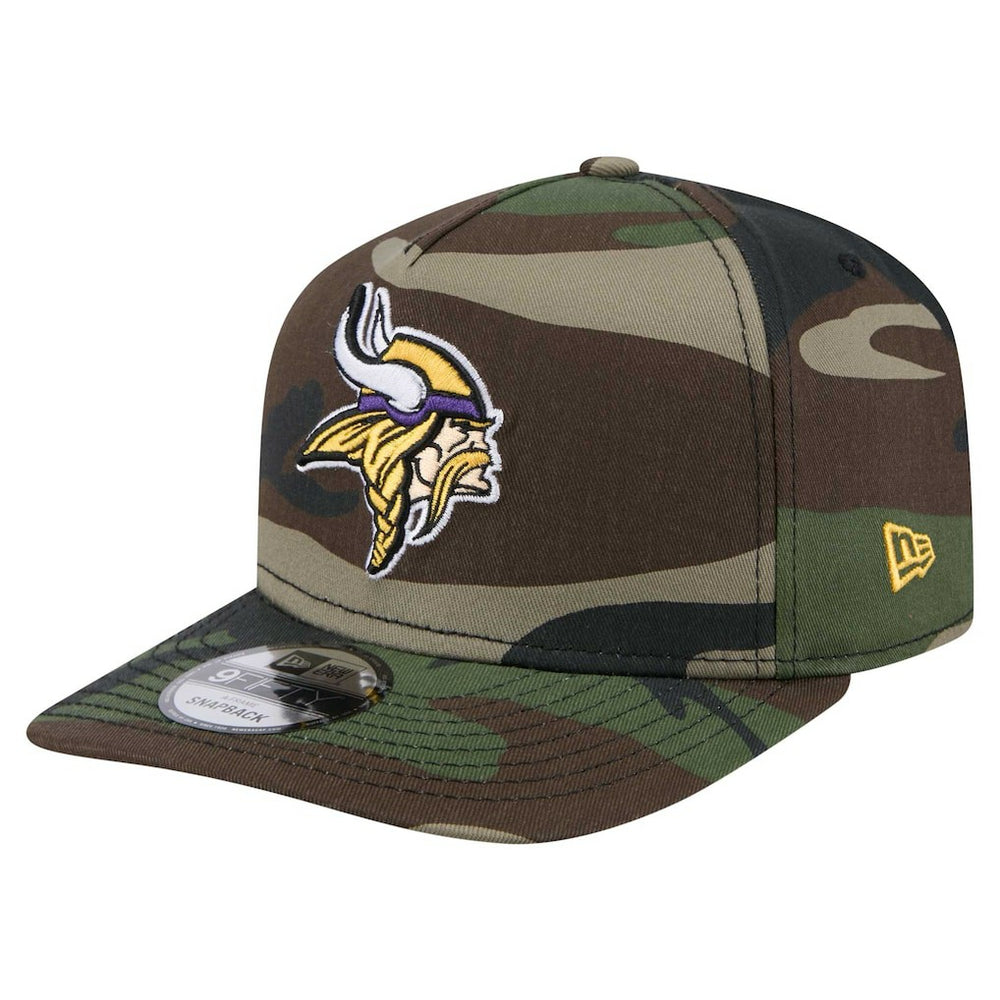 Minnesota Vikings New Era Woodsy 9FIFTY Snapback Hat - Camo discount