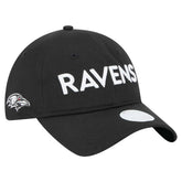 Baltimore Ravens New Era Women's Cece 9TWENTY Adjustable Hat - Black cheap