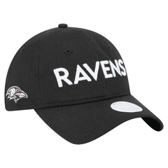 Baltimore Ravens New Era Women's Cece 9TWENTY Adjustable Hat - Black cheap