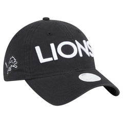Detroit Lions New Era Women's Cece 9TWENTY Adjustable Hat - Black sale