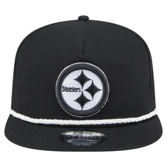 Pittsburgh Steelers New Era B-Dub Golfer Snapback Hat - Black outlet