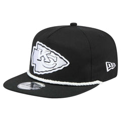 Kansas City Chiefs New Era B-Dub Golfer Snapback Hat - Black sale