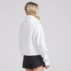 Seattle Kraken lululemon Women's Scuba Oversized Half Zip Top White