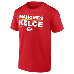 Patrick Mahomes & Travis Kelce Kansas City Chiefs Election Players T-Shirt - Red online