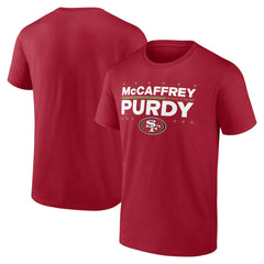 Christian McCaffrey & Brock Purdy San Francisco 49ers Election Players T-Shirt - Scarlet outlet