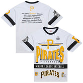 Pittsburgh Pirates Cooperstown Collection Team Origins Premium T-Shirt - White | Mitchell & Ness
